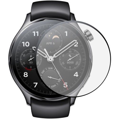 Полімерна плівка 3D (full glue) (тех.пак) для Xiaomi Watch S1 Pro Полімерна плівка 3D (full glue) (тех.пак) для Xiaomi Watch S1 Pro