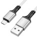 Дата кабель Borofone BX83 Famous USB to MicroUSB 2.4A (1m) Дата кабель Borofone BX83 Famous USB to MicroUSB 2.4A (1m)