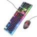 Клавіатура + миша дротова Hoco GM18 Luminous RGB (English version) Клавіатура + миша дротова Hoco GM18 Luminous RGB (English version)