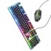 Клавіатура + миша дротова Hoco GM18 Luminous RGB (English version) Клавіатура + миша дротова Hoco GM18 Luminous RGB (English version)