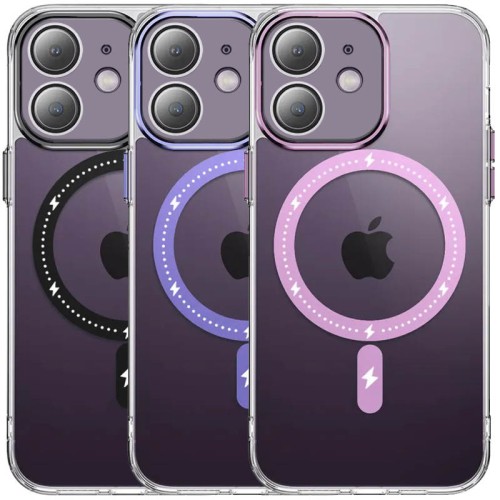 Чохол TPU+PC Colorful with Magnetic Fit для Apple iPhone 12 (6.1