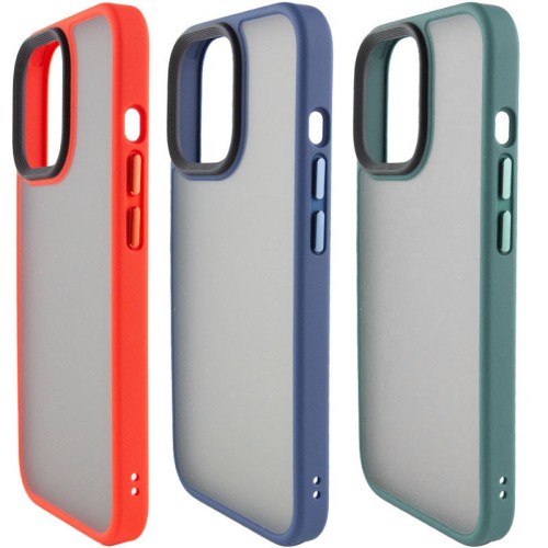 TPU+PC чохол Metal Buttons для Apple iPhone 15 (6.1