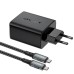 МЗП Acefast A17 PD65W GaN (1USB-A/1C/1HDMI) + кабель Type-C to Type-C МЗП Acefast A17 PD65W GaN (1USB-A/1C/1HDMI) + кабель Type-C to Type-C