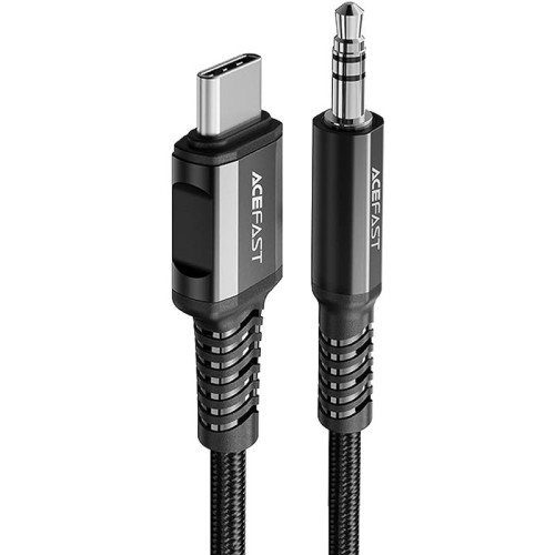 Аудіо кабель Aux Acefast C1-08 (Type-C to AUX 3.5mm) (1m) Аудіо кабель Aux Acefast C1-08 (Type-C to AUX 3.5mm) (1m)
