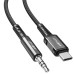 Аудіо кабель Aux Acefast C1-08 (Type-C to AUX 3.5mm) (1m) Аудіо кабель Aux Acefast C1-08 (Type-C to AUX 3.5mm) (1m)