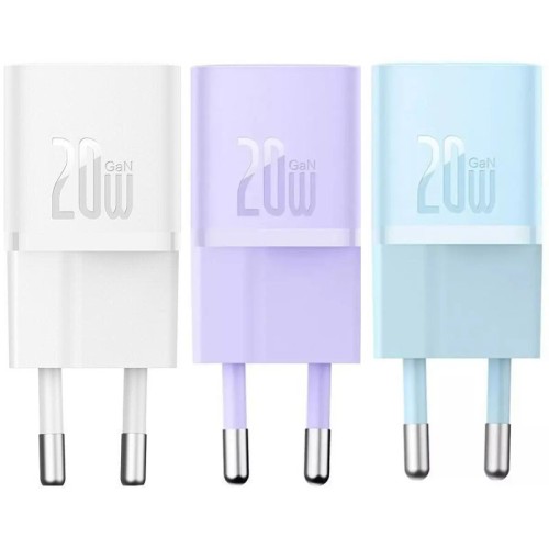 МЗП Baseus GaN5 Fast Charger (mini) PD20W (1USB-C) (CCGN05010) МЗП Baseus GaN5 Fast Charger (mini) PD20W (1USB-C) (CCGN05010)