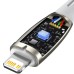 Дата кабель Baseus Glimmer Series Fast Charging Data Cable Type-C to Lightning 20W 1m (CADH000001)