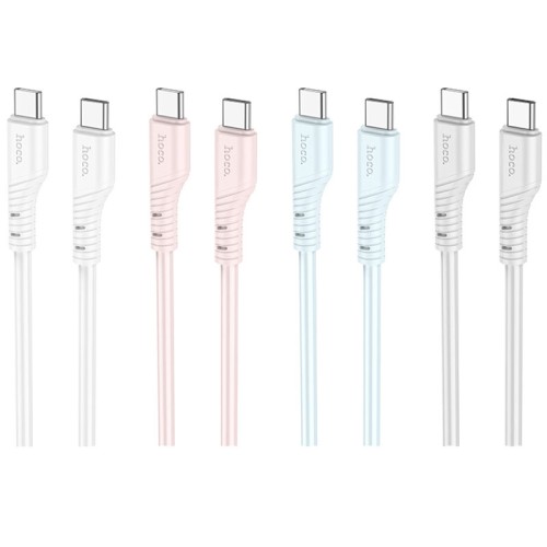 Дата кабель Hoco X97 Crystal color Type-C to Type-C 60W (1m) Дата кабель Hoco X97 Crystal color Type-C to Type-C 60W (1m)