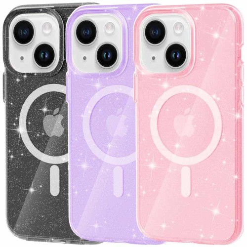 Чохол TPU Galaxy Sparkle Magnetic Fit для Apple iPhone 15 (6.1 Чохол TPU Galaxy Sparkle Magnetic Fit для Apple iPhone 15 (6.1