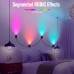 Настінна LED лампа RGB Intelligent wall lamp 4 pcs with Bluetooth European plug with app Настінна LED лампа RGB Intelligent wall lamp 4 pcs with Bluetooth European plug with app