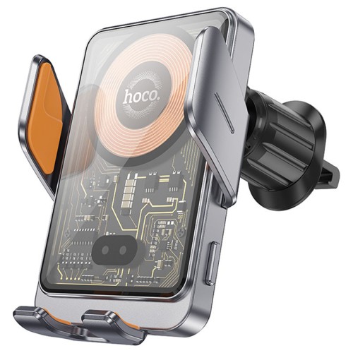 Автотримач з БЗП Hoco HW7 Transparent Discovery 15W (air outlet) Автотримач з БЗП Hoco HW7 Transparent Discovery 15W (air outlet)