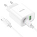 МЗП Hoco C80A Plus Rapido PD20W+QC3.0 (1USB-A/1C) + кабель Type-C to Type-C МЗП Hoco C80A Plus Rapido PD20W+QC3.0 (1USB-A/1C) + кабель Type-C to Type-C