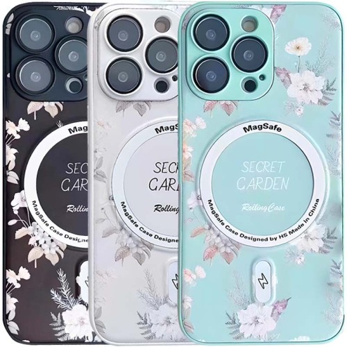 TPU+PC чохол Secret Garden with Magnetic Fit для Apple iPhone 15 Pro (6.1 TPU+PC чохол Secret Garden with Magnetic Fit для Apple iPhone 15 Pro (6.1