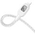 Дата кабель Hoco U124 Stone silicone power-off Type-C to Lightning (1.2m)