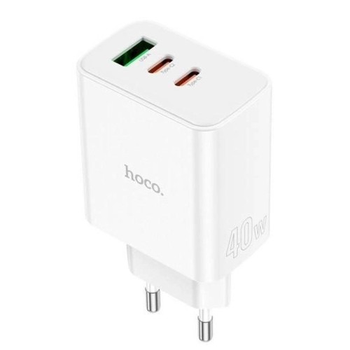 МЗП Hoco C126A PD40W+QC3.0 (1USB/2Type-C) МЗП Hoco C126A PD40W+QC3.0 (1USB/2Type-C)