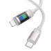 Дата кабель Hoco U126 Lantern 27W Type-C to Lightning (1.2m) Дата кабель Hoco U126 Lantern 27W Type-C to Lightning (1.2m)