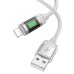 Дата кабель Hoco U126 Lantern 2.4A USB to Lightning (1.2m)