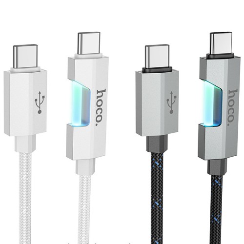 Дата кабель Hoco U123 Regent colorful 60W Type-C to Type-C (1.2m) Дата кабель Hoco U123 Regent colorful 60W Type-C to Type-C (1.2m)