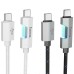 Дата кабель Hoco U123 Regent colorful 60W Type-C to Type-C (1.2m) Дата кабель Hoco U123 Regent colorful 60W Type-C to Type-C (1.2m)