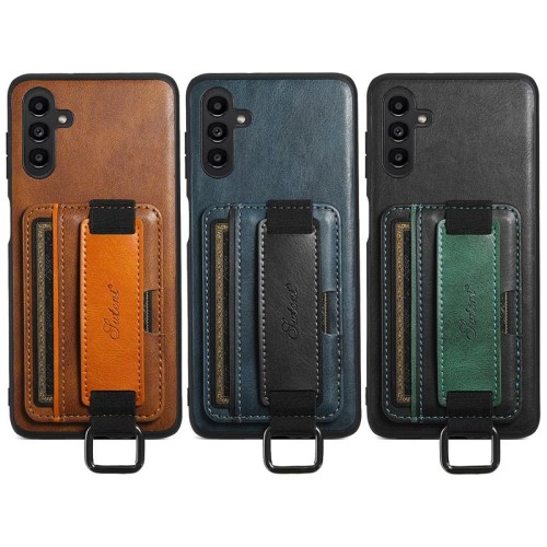 Шкіряний чохол Wallet case and straps для Samsung Galaxy A24 4G