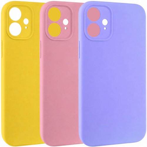 Чохол Silk Full Camera Protective (AA) NO LOGO для Apple iPhone 12 (6.1 Чохол Silk Full Camera Protective (AA) NO LOGO для Apple iPhone 12 (6.1