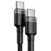 Дата кабель Baseus Cafule Type-C to Type-C PD2.0 100W (2m) (CATKLF-AL) Дата кабель Baseus Cafule Type-C to Type-C PD2.0 100W (2m) (CATKLF-AL)