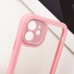 TPU чохол Transparent + Colour 1,5mm для Apple iPhone 12 (6.1