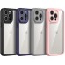 TPU чохол Transparent + Colour 1,5mm для Apple iPhone 15 Pro (6.1 TPU чохол Transparent + Colour 1,5mm для Apple iPhone 15 Pro (6.1