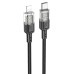 Дата кабель Hoco U129 Spirit Transparent Type-C to Lightning 27W (1.2m) Дата кабель Hoco U129 Spirit Transparent Type-C to Lightning 27W (1.2m)