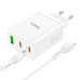 МЗП Hoco N33 Start PD35W+QC3.0 (1USB-A/2C) + кабель Type-C to Lightning