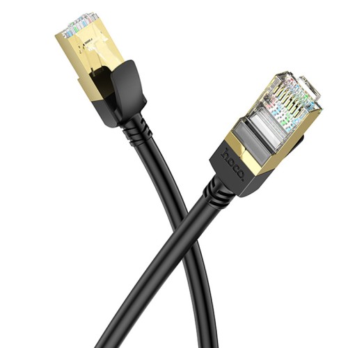 Кабель (патч-корд) Hoco US02 Level pure copper gigabit ethernet (5m) Кабель (патч-корд) Hoco US02 Level pure copper gigabit ethernet (5m)