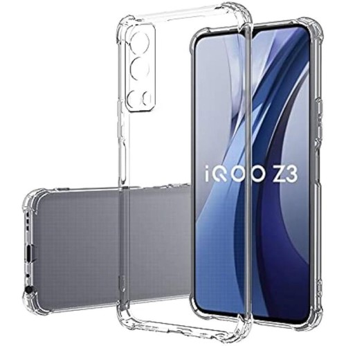 TPU чохол GETMAN Ease logo посилені кути Full Camera для Vivo iQOO Z3 TPU чохол GETMAN Ease logo посилені кути Full Camera для Vivo iQOO Z3
