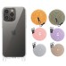 Чохол TPU Transparent with Straps для Apple iPhone 12 Pro Max (6.7 Чохол TPU Transparent with Straps для Apple iPhone 12 Pro Max (6.7