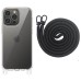 Чохол TPU Transparent with Straps для Apple iPhone 12 Pro Max (6.7 Чохол TPU Transparent with Straps для Apple iPhone 12 Pro Max (6.7