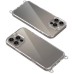 Чохол TPU Transparent with Straps для Apple iPhone 12 Pro Max (6.7 Чохол TPU Transparent with Straps для Apple iPhone 12 Pro Max (6.7