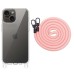 Чохол TPU Transparent with Straps для Apple iPhone 15 (6.1 Чохол TPU Transparent with Straps для Apple iPhone 15 (6.1
