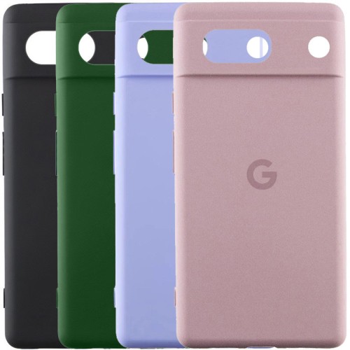 Чохол Silicone Cover Lakshmi Full Camera (AAA) with Logo для Google Pixel 7a