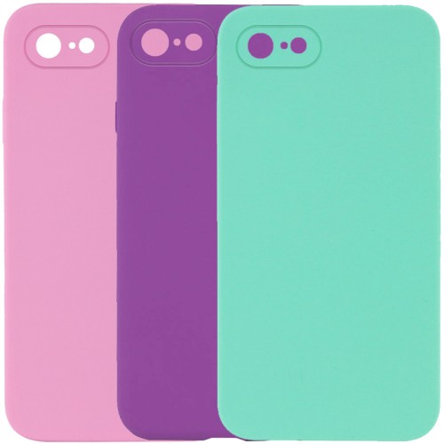 Чохол Silk Square Full Camera Protective (AA) NO LOGO для Apple iPhone 7/8/SE (2020) (4.7 Чохол Silk Square Full Camera Protective (AA) NO LOGO для Apple iPhone 7/8/SE (2020) (4.7