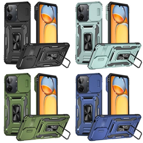Ударостійкий чохол Camshield Army Ring для Xiaomi Redmi 13C / Poco C65