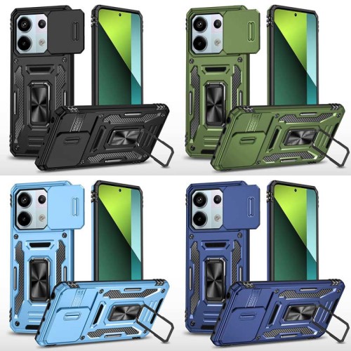 Ударостійкий чохол Camshield Army Ring для Xiaomi Poco X6 / Note 13 Pro 5G Ударостійкий чохол Camshield Army Ring для Xiaomi Poco X6 / Note 13 Pro 5G