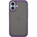 TPU+PC чохол Metal Buttons для Apple iPhone 16 (6.1 TPU+PC чохол Metal Buttons для Apple iPhone 16 (6.1