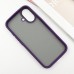TPU+PC чохол Metal Buttons для Apple iPhone 16 (6.1 TPU+PC чохол Metal Buttons для Apple iPhone 16 (6.1