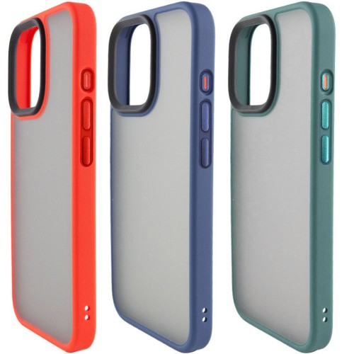 TPU+PC чохол Metal Buttons для Apple iPhone 16 Pro Max (6.9 TPU+PC чохол Metal Buttons для Apple iPhone 16 Pro Max (6.9