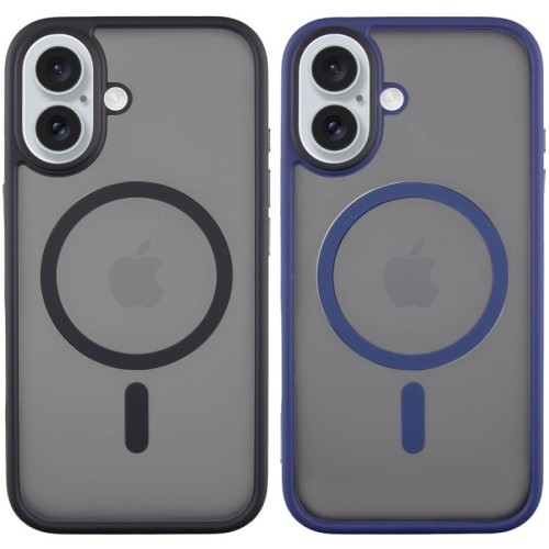 TPU+PC чохол Metal Buttons with Magnetic Fit для Apple iPhone 16 (6.1 TPU+PC чохол Metal Buttons with Magnetic Fit для Apple iPhone 16 (6.1