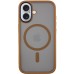 TPU+PC чохол Metal Buttons with Magnetic Fit для Apple iPhone 16 (6.1 TPU+PC чохол Metal Buttons with Magnetic Fit для Apple iPhone 16 (6.1