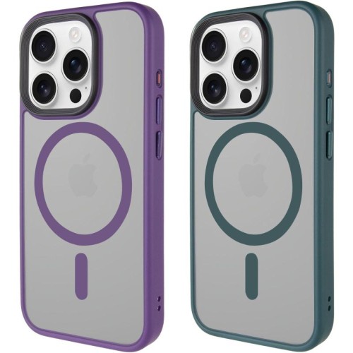 TPU+PC чохол Metal Buttons with Magnetic Fit для Apple iPhone 16 Pro (6.3 TPU+PC чохол Metal Buttons with Magnetic Fit для Apple iPhone 16 Pro (6.3