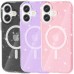 Чохол TPU Galaxy Sparkle Magnetic Fit для Apple iPhone 16 (6.1 Чохол TPU Galaxy Sparkle Magnetic Fit для Apple iPhone 16 (6.1