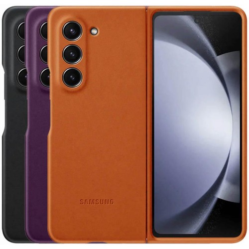 Шкіряний чохол Leather Case (AAA) для Samsung Galaxy Z Fold5