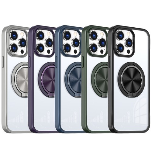 TPU+PC чохол Metal Ring with Magnetic Fit для Apple iPhone 13 Pro (6.1 TPU+PC чохол Metal Ring with Magnetic Fit для Apple iPhone 13 Pro (6.1