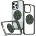 TPU+PC чохол Metal Ring with Magnetic Fit для Apple iPhone 15 Pro (6.1